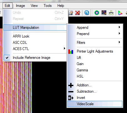 Lightspace Videoscale LUT For eeColor