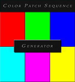 Custom Color Patch Sequence Generator