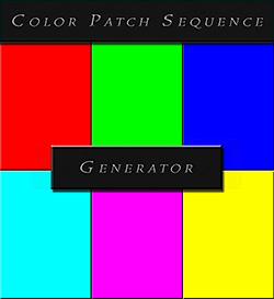 Custom Color Patch Sequence Generator Custom Color Patch Sequence Generator